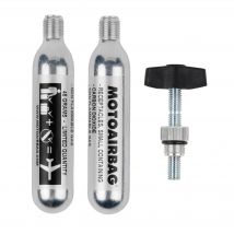 Cartucho de gas Motoairbag - LOTE DE 2 - CON ACCESORIO DE COLOCACIÓN RÁPIDA