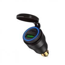 REBAJAS Adaptador De Mechero Tecno globe DIN USB ET USB-C