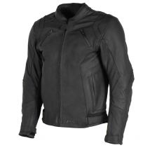 REBAJAS Cazadora Moto DXR NEGRORACER Cuero Piel