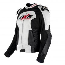 REBAJAS Chaqueta Moto de moto DXR HAUMEA Cuero Piel