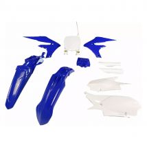 Kit de piezas de plástico CYCRA Powerflow Azul/Blanco