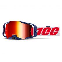 Gafas de motocross 100% ARMATIC Mach Z - Lente Espejo Rojo 2025