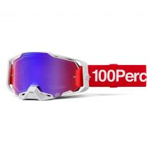 Gafas de motocross 100% ARMEGA Corbin - Lente espejo Rojo/Azul 2025