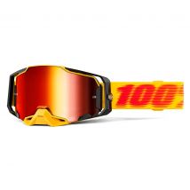 REBAJAS Gafas de motocross 100% ARMEGA Tetsu - Lente Espejo Rojo 2025