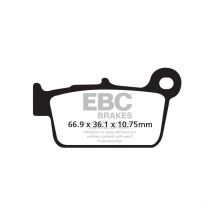 REBAJAS Pastillas de freno EBC Traseras orgánicas