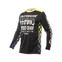 REBAJAS Camiseta de motocross FASTHOUSE NIÑO GRINDHOUSE BRUTE NEGRO/HIGH VIZ