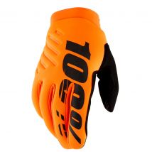 REBAJAS Guantes de motocross 100% BRISKER NARANJA FLÚOR 2024