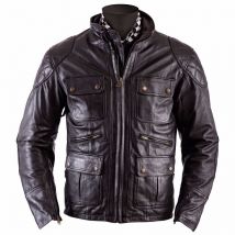 REBAJAS Cazadora Helstons HUNT RAG MARRÓN Cuero Piel