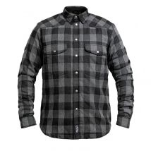 Sobrecamisa de moto John Doe MOTOSHIRT GRIS/NEGRO