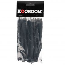 REBAJAS Abrazaderas KOOROOM Cortables a mano 150 mm x 2,8 mm Paquete de 60