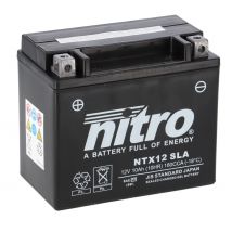 REBAJAS Batería Nitro YTX12-SLA CERRADA TIPO ÁCIDO SIN MANTENIMIENTO/LISTA PARA USAR