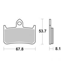 REBAJAS Pastillas de freno SBS 622DC Racing carbon avant