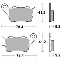 REBAJAS Pastillas de freno SBS 675LS Sinter Métal Fritté arriere