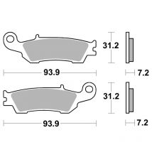 REBAJAS Pastillas de freno SBS 840SI metal sinterizado delantera