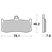 REBAJAS Pastillas de freno SBS 864HS Sinter Métal Fritté avant