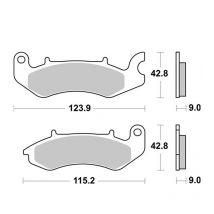 REBAJAS Pastillas de freno SBS 968HF delanteras/traseras orgánicas