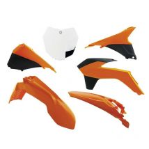 Kit de piezas de plástico R-tech 6 p naranja-blanco