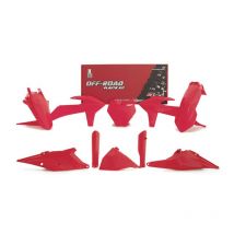 Kit de piezas de plástico R-tech 7 p rojo flúor