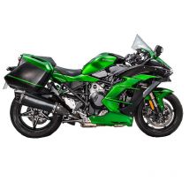 REBAJAS Silencioso Akrapovic Titanio negro con terminación de carbono