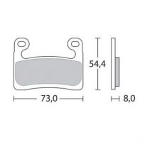 REBAJAS Pastillas de freno Brembo Delanteras de metal sinterizado