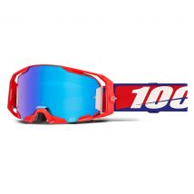 REBAJAS Gafas de motocross 100% ARMATIC Best - Pantalla de espejo azul 2025