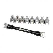 Llave de radios Scar 5 mm / 5,4 mm / 5,6 mm / 5,8 mm / 6 mm / 6,2 mm / 6,4 mm / 6,6 mm / 6,8 mm / 7 mm