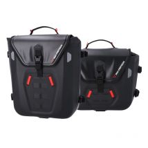 Alforjas laterales SW-MOTECH SysBag WP M/S (17-23 litros/12-16 litros) completo con soporte