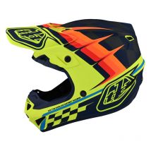 REBAJAS Casco de motocross TroyLee design SE4 POLYACRYLITE WARPED 2024