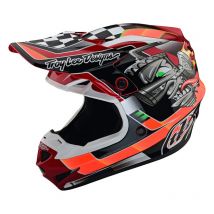 REBAJAS Casco de motocross TroyLee design SE4 POLYACRYLITE CARB 2024