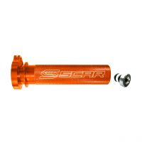 REBAJAS Puño acelerador Scar anodizado naranja