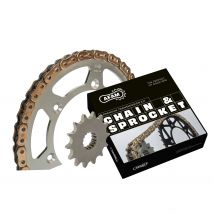 REBAJAS Kit cadenas AFAM 530 Tipo acero Origen