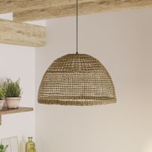 Abat-jour en feuille de palmier et posidonie ∅ 50cm - Biga - Rendez-Vous Déco