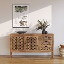 Buffet ajouré en bois de manguier - Jaya