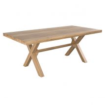 Table de jardin 200 cm en bois de teck massif - Suri