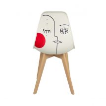 Chaise scandinave modèle unique d'artiste - Mirage by Derzek