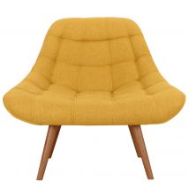 Fauteuil en tissu jaune - Olaf