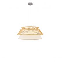 Lámpara de techo de bambú natural 46 cm - Maupiti