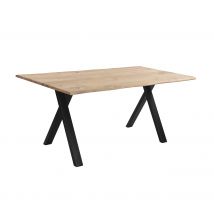 Mesa de comedor rectangular de madera, 6-8 personas - Kansas