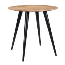 Mesa redonda de madera de acacia, 3 personas - Modasa