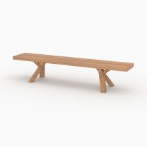 Banco de jardín de madera de teca para 4 personas - Soraya