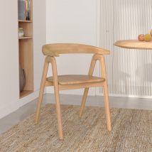 Silla de madera de hevea clara - Hawa