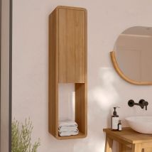 Colonne de salle de bain en bois de teck - Kafa - Rendez-Vous Déco