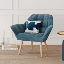 Sillón de tela azul - Simba