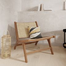 Sillón de teca y ratán natural - Kilka