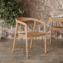 Chaise de jardin en bois de teck massif - Kora