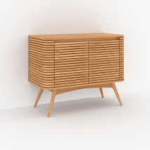 Mueble de baño de madera de teca de 100 cm - Auguste