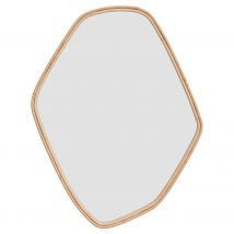 Miroir organique en rotin 76,5x53 cm - Tseri