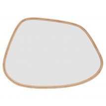 Espejo de ratán orgánico 81x56 cm - Tseri