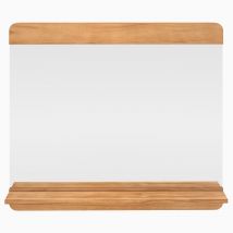 Miroir mural de salle de bain rectangulaire avec étagère - Nymphea