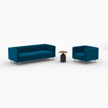 Pack sofá, sillón y mesa de centro 4 plazas - Gatsby